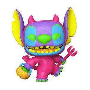 Funko POP! Lilo & Stitch Devilish Stitch #1701 Black Light Chase EE Exclusive